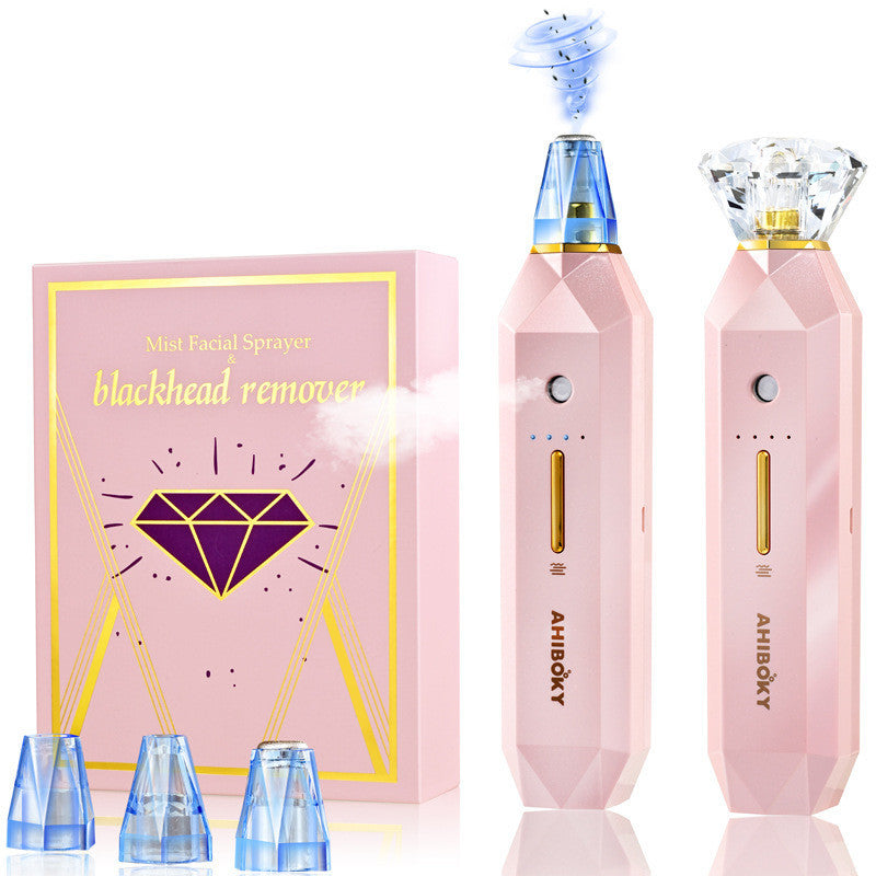 Removedor de cravos 2 em 1 Aspirador de Poros Limpeza Profunda Removedor de Acne - Vaporizador Facial, Umidificador de Pele ,Nariz e Rosto Cuidado com a Pele