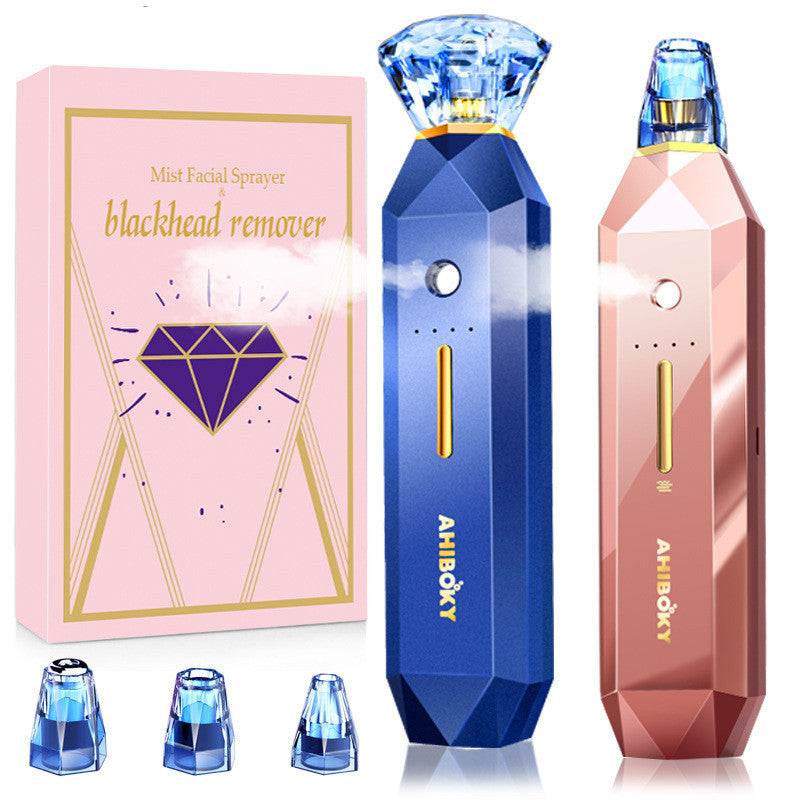Removedor de cravos 2 em 1 Aspirador de Poros Limpeza Profunda Removedor de Acne - Vaporizador Facial, Umidificador de Pele ,Nariz e Rosto Cuidado com a Pele