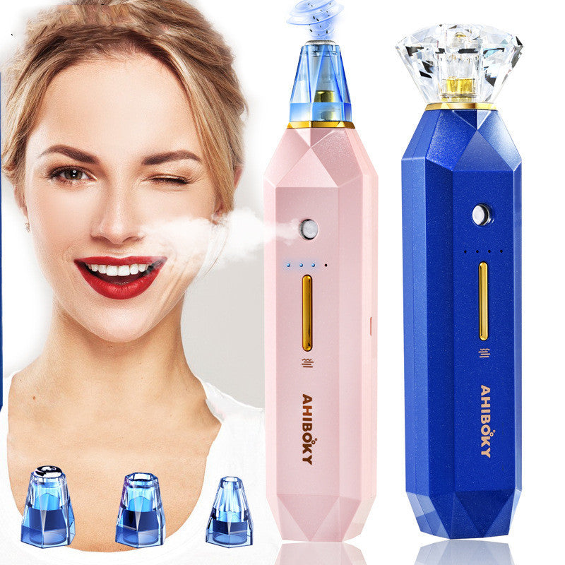 Removedor de cravos 2 em 1 Aspirador de Poros Limpeza Profunda Removedor de Acne - Vaporizador Facial, Umidificador de Pele ,Nariz e Rosto Cuidado com a Pele
